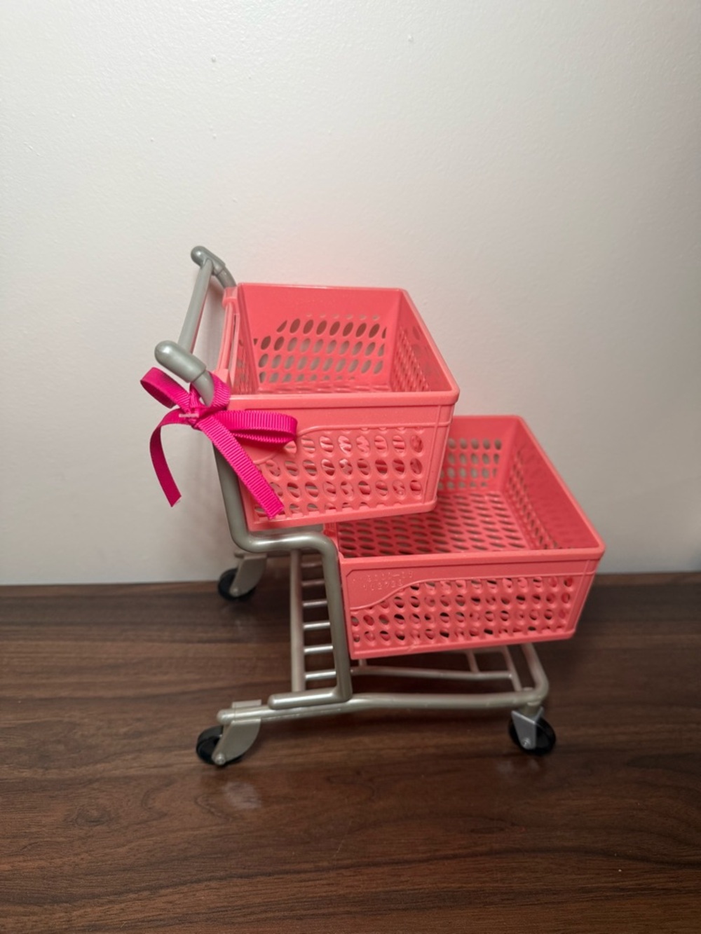 Our Generation Doll Shopping Cart Pink 18”